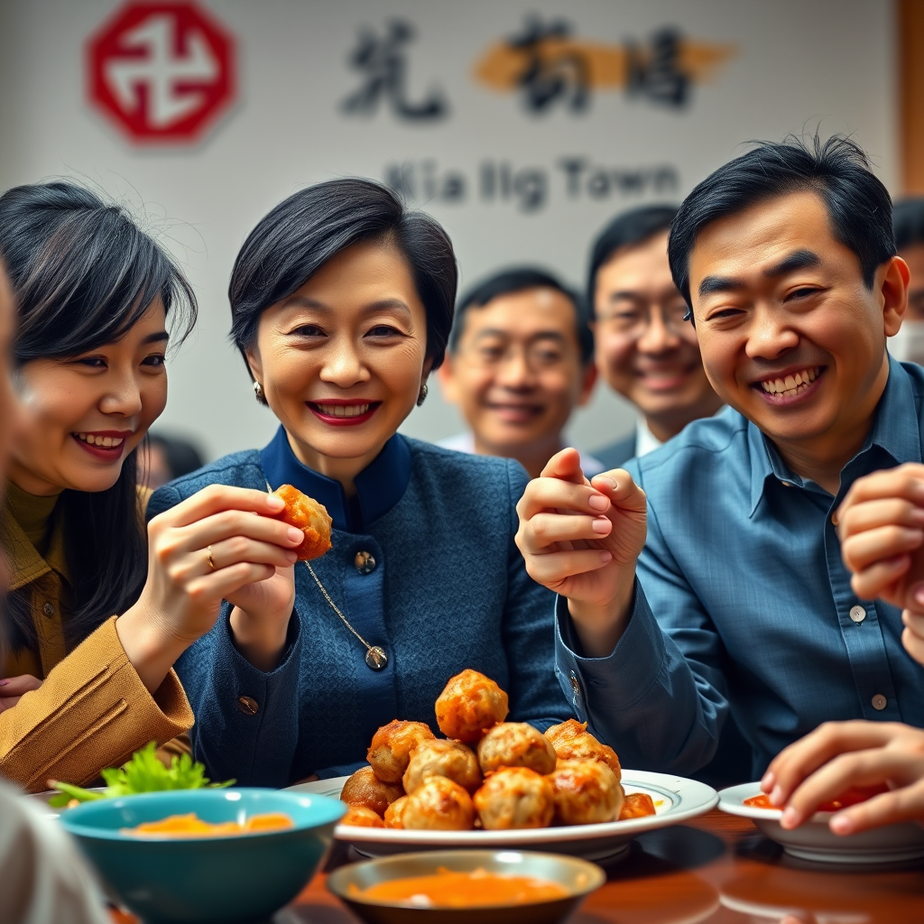 賴清德請吃油炸肉圓,呼籲立法院理性修法:食安問題不分藍綠