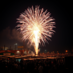 16吋巨彈劃破夜空!東石海之夏高空煙火秀震驚全場