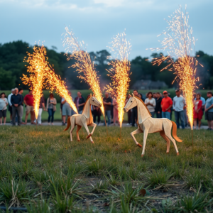 臺南後壁崁頂勸善堂放火馬文化祭:36隻火馬祈福還願,百年傳統再現