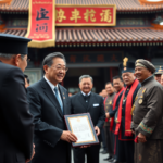 賴清德重返永義宮獻匾 力挺沈伯洋參選台北市長