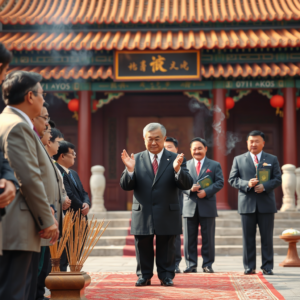 一句話總結:賴清德總統在参香祈福活動中,強調了政府的三項主要政策:國防、經濟發展和社會投資,並特別提到「0到18歲成長津貼」政策。