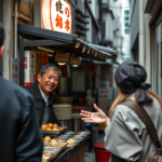 跟著五郎探索都電荒川線隱藏美食！40年老店「ふく扇」的獨特蝦餅夾章魚燒