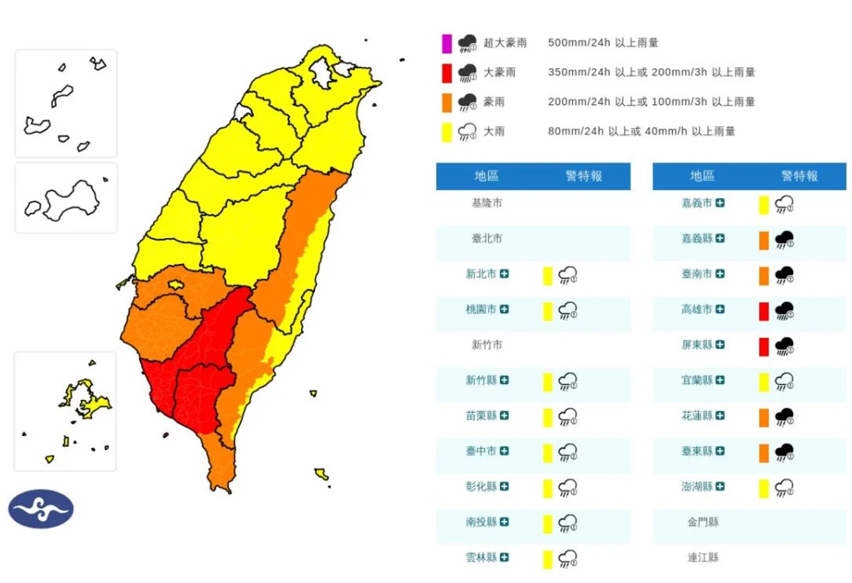 西南風狂炸南台灣!沙德爾中颱逼近,恐成今年首颱登陸?未來5天台灣天氣劇變解析