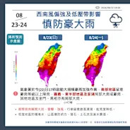 南部紫爆雨量恐達400毫米！雙颱共舞，臺灣如何應對極端氣候挑戰？