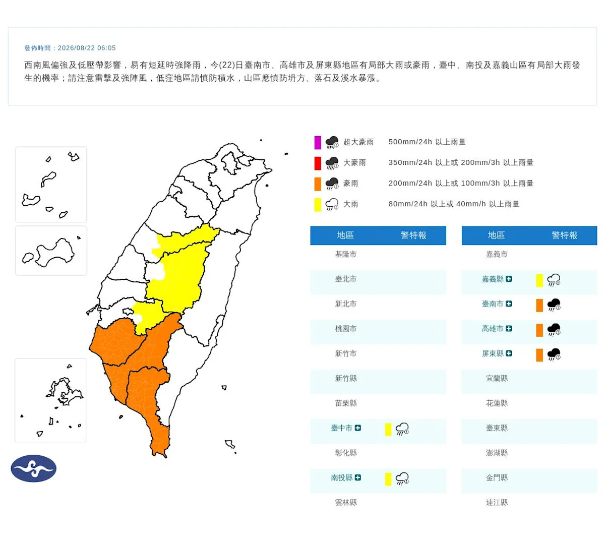 南臺灣為何總被「雨彈」鎖定?6縣市豪雨特報,這場暴雨考驗臺灣防災韌性!