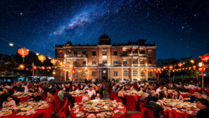 第四屆民雄大辦桌開席！國家廣播文物館變身星空夜宴，總舖師手路菜連縣長都喊讚